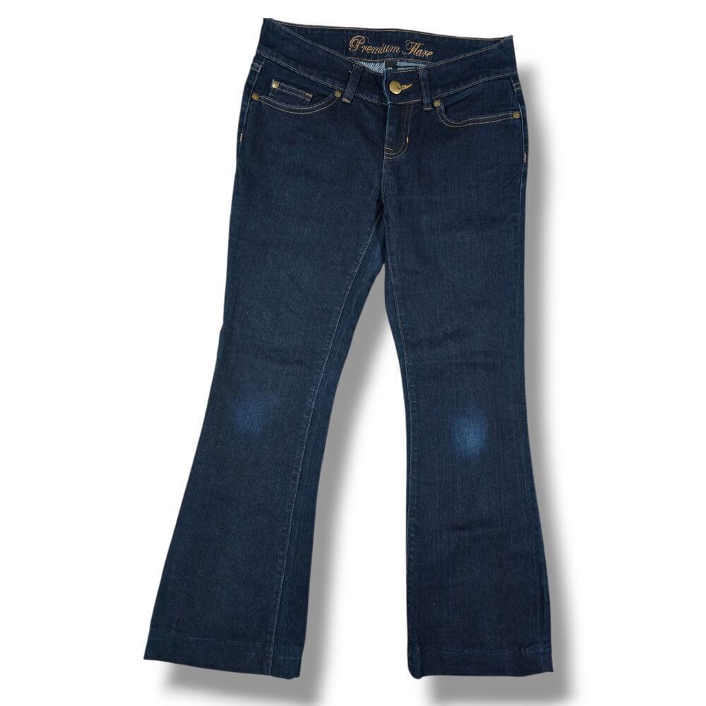 GAP Women's Premium Flare Dark Wash Denim Blue Jeans Size 1/25.5R